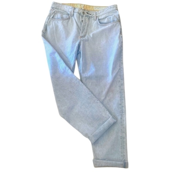 RAG & BONE RISA MID RISE BOYFRIEND JEANS Button Fly Mid-Rise Raw Cuff He… - Picture 14 of 16
